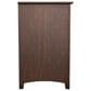 Archbold Furniture Shaker 3 Drawer Wide Nightstand in Brown Mahogany, , large