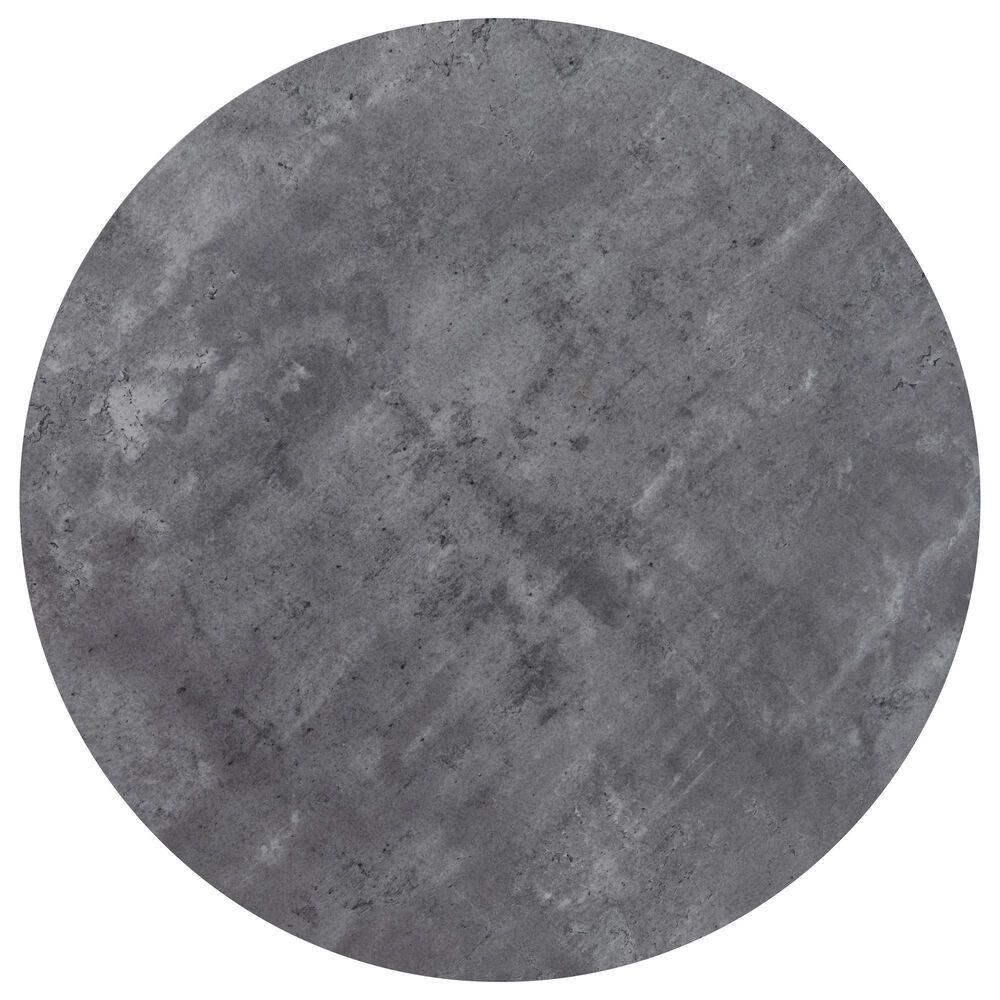 Zuo Modern Metz Bar Table in Grey Marble and Black, , large