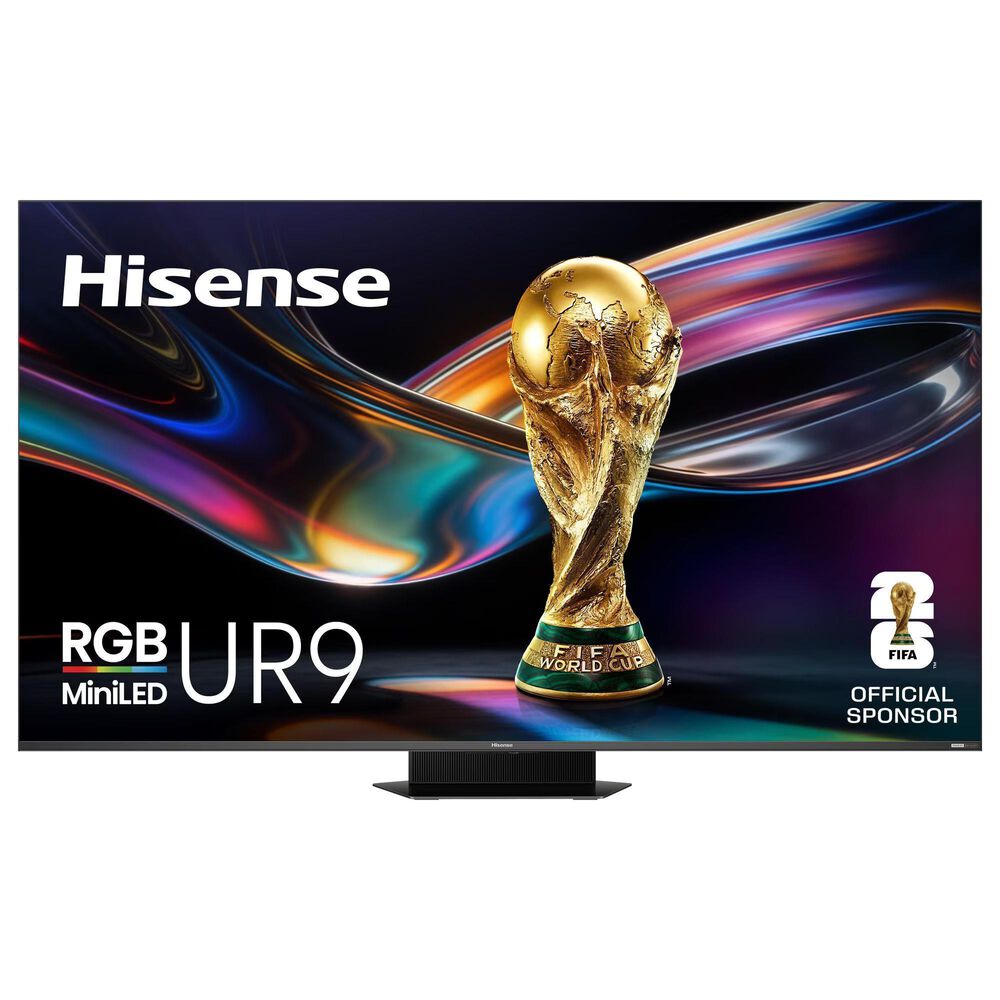 Hisense 85" Class UR9 Series RGB Mini LED 4K - Smart Google TV with 5.1.4 Channel Soundbar System in Black, , large