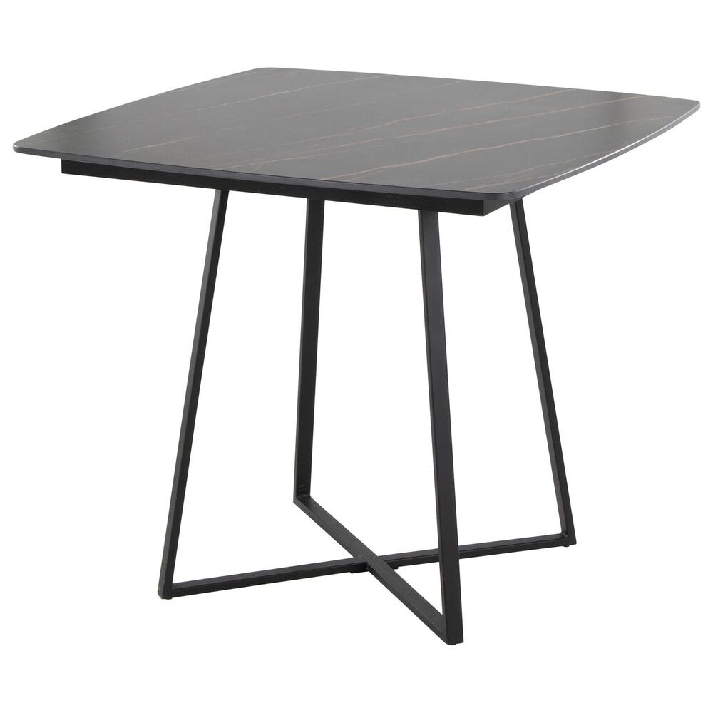 LumiSource Cosmo Square Dinette Table in Black - Table Only, , large
