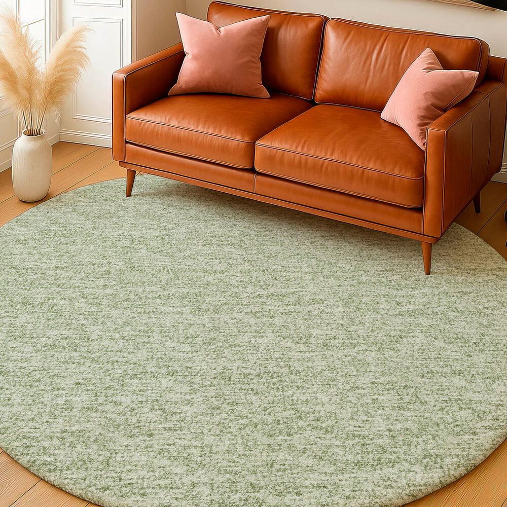Dalyn Rug Company Voyage VY2 Celery 8' Round Area Rug, , large