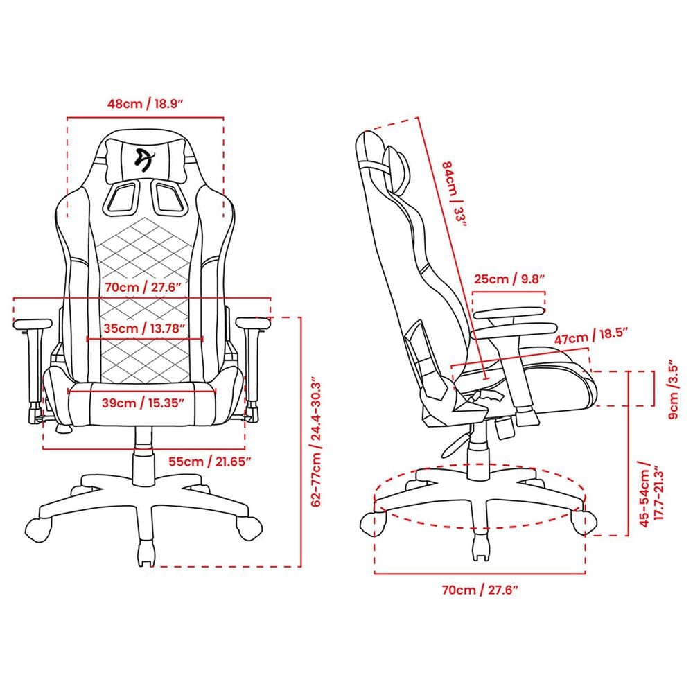 Arozzi Avanti Soft Gaming Chair in Ash, , large