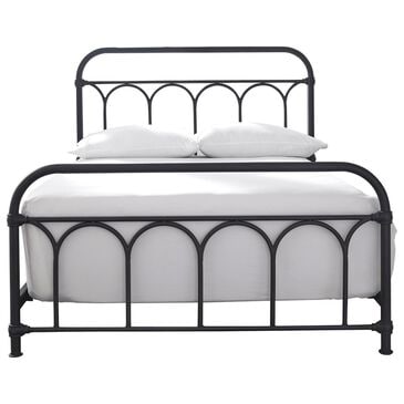Ashley Nashburg Full Metal Slat Bed in Black, , large