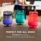 True Wine Freeze XL Cooling Cup Tinted in Multicolor (Set of 4), , large