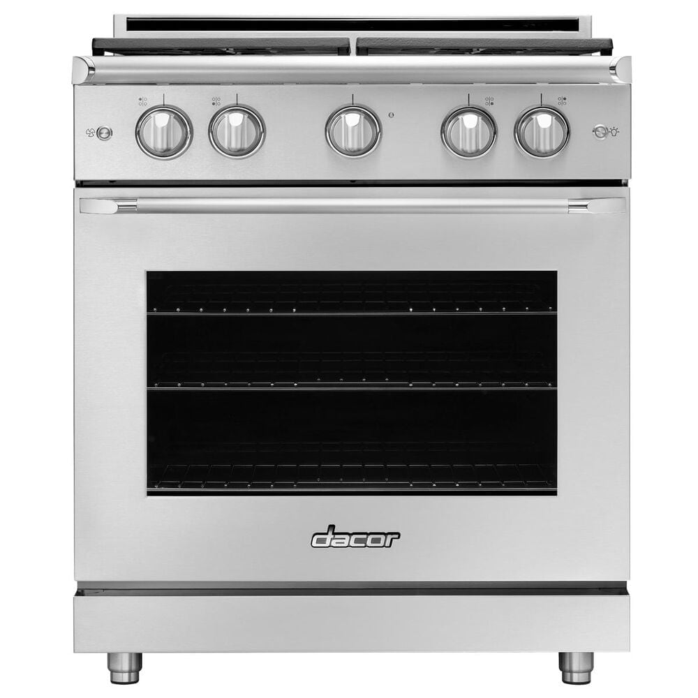 Dacor 30" Heritage Gas Pro Range Stainless Steel Liquid Propane High Altitude, , large