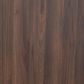 Hearth and Haven Queen Upholstered Bed with Two Nightstands in Walnut, , large