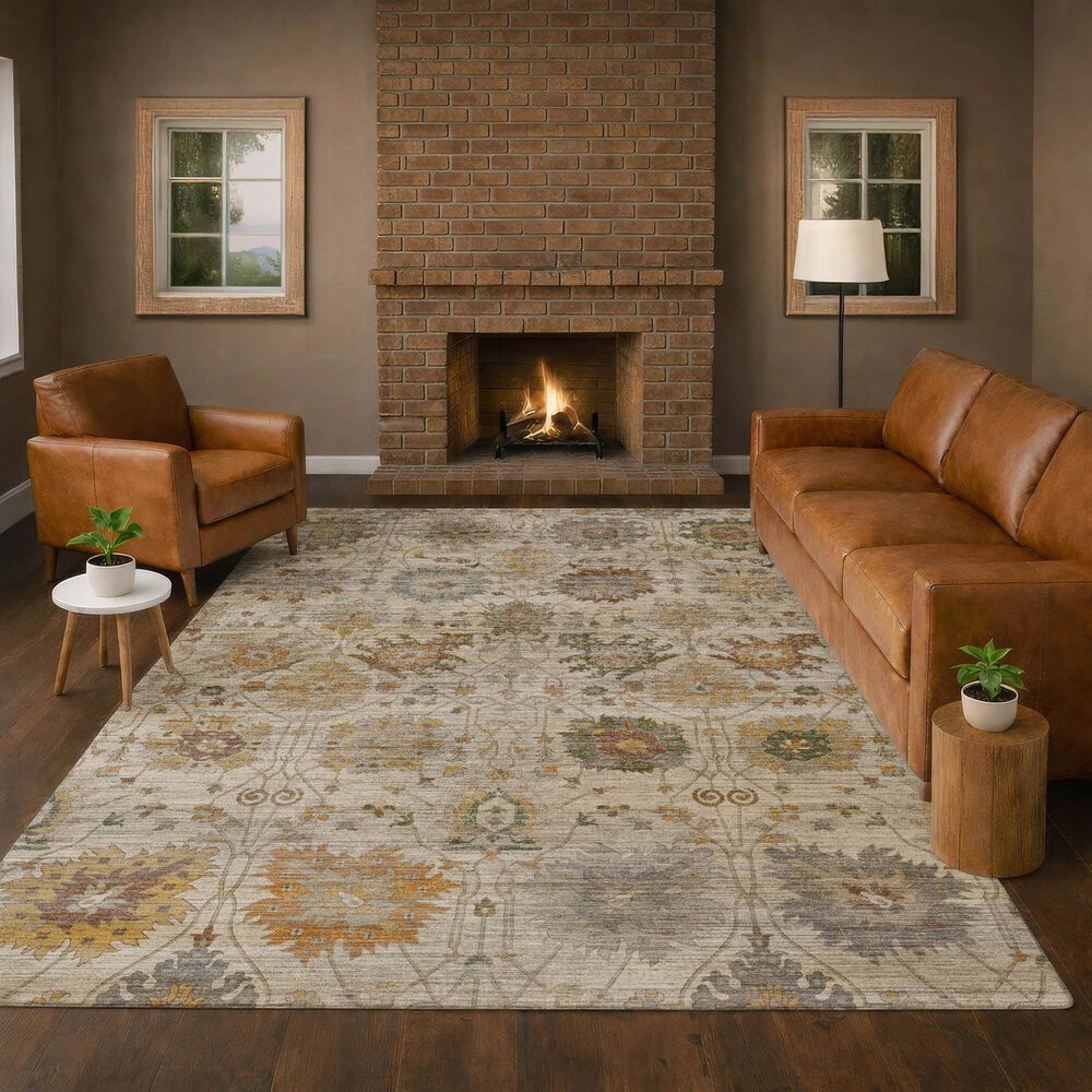 Dalyn Rug Company Aristo AR6 Ivory 6'6" x 9'6" Area Rug, , large
