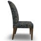 Best Home Furnishings Odell Side Chair with Forest Cushion in Dark Walnut, , large