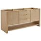 James Martin Vanities Solene 72" Double Bathroom Vanity in Seaside Oak with 3 cm Parisien Bleu Quartz Top and Rectangular Sinks, , large