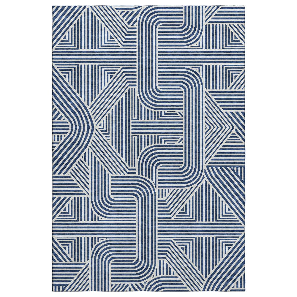 Dalyn Rug Company The Reserve TR14 Navy 9" x 12" Indoor/Outdoor Area Rug, , large