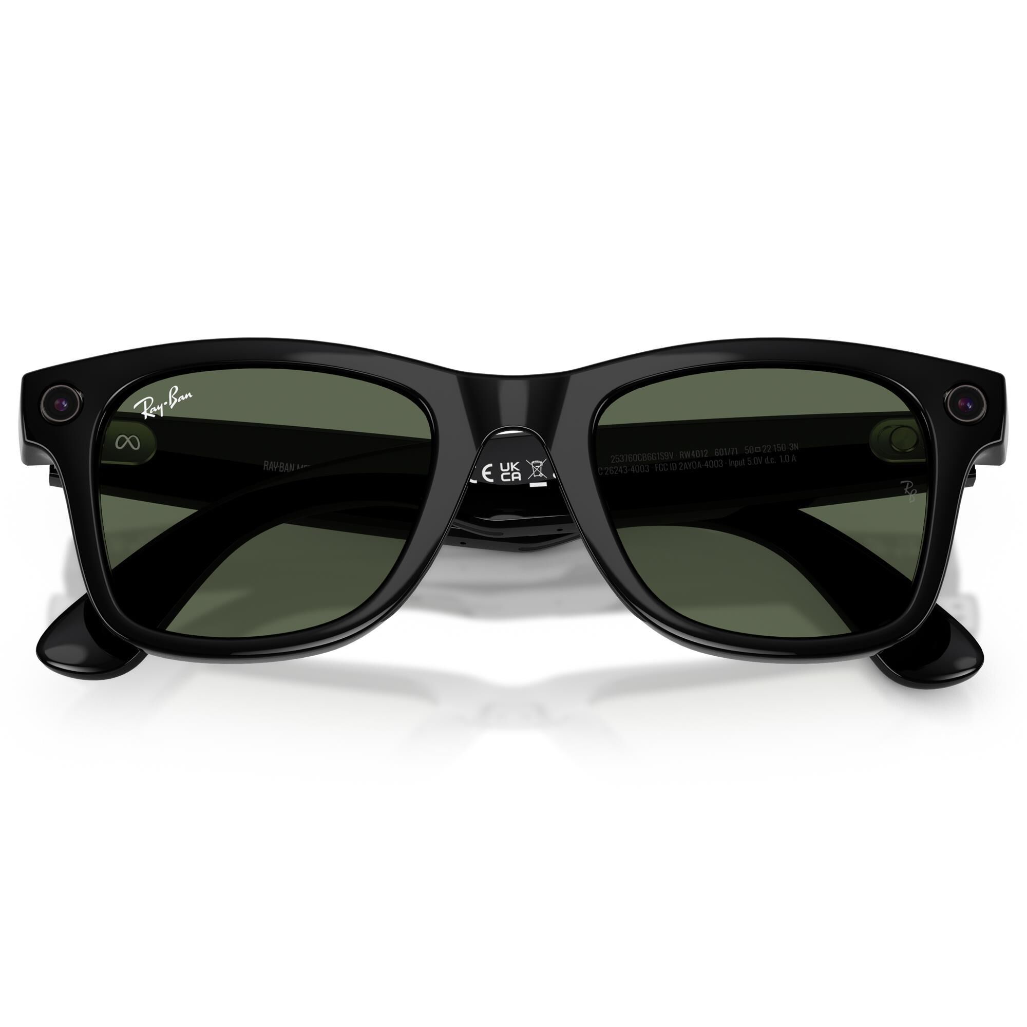 Rayban Glasses Wayfarer Gen 2 53mm Sunglasses with Green Lenses in