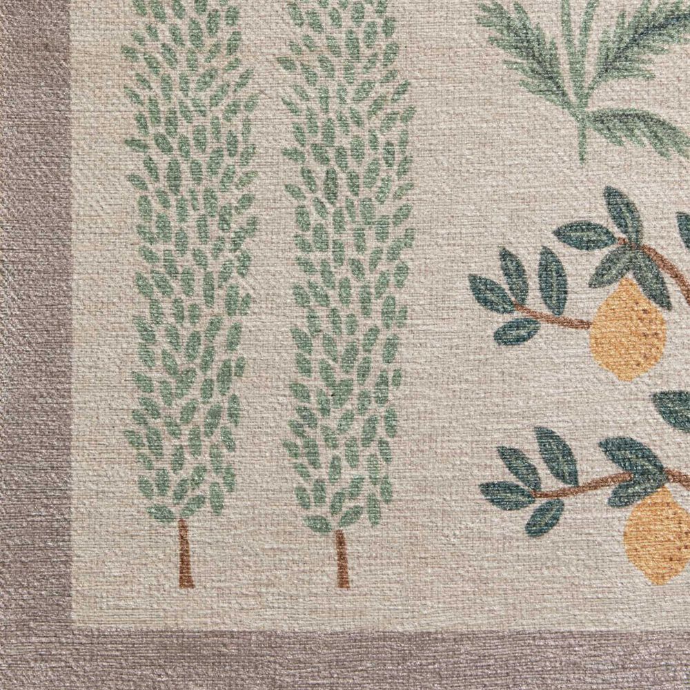 Rifle Paper Co. Menagerie  5&#39; x 7&#39;6&quot; Cream Area Rug, , large