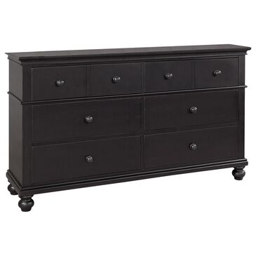 Riva Ridge Oxford 6 Drawer Dresser in Rubbed Black, , large
