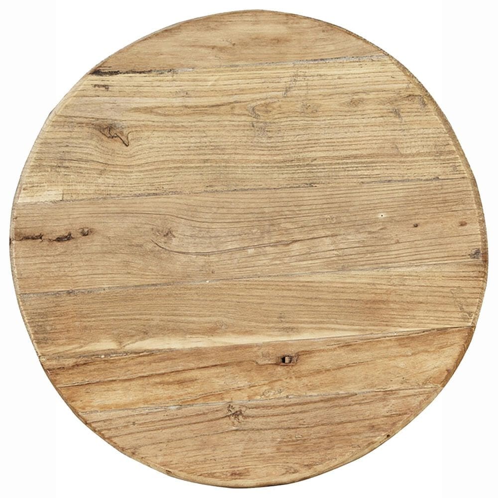 Timeless Designs Reclaimed Tripot Table in Brown, , large