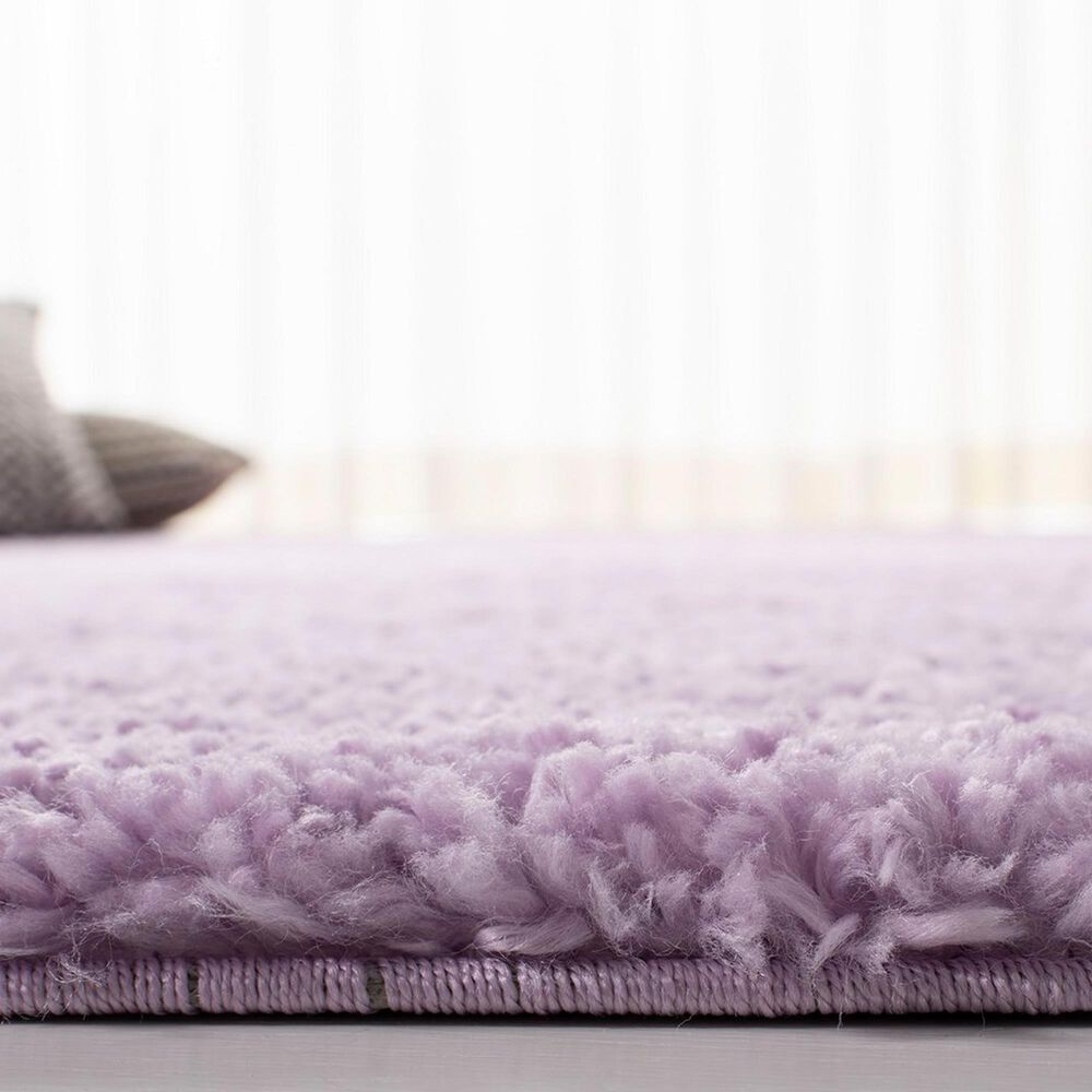 Safavieh August Shag 5&#39;3&quot; Square Lilac Area Rug, , large