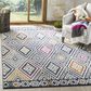 Safavieh Evoke EVK286N 5"1" x 7"6" Navy and Ivory Area Rug, , large