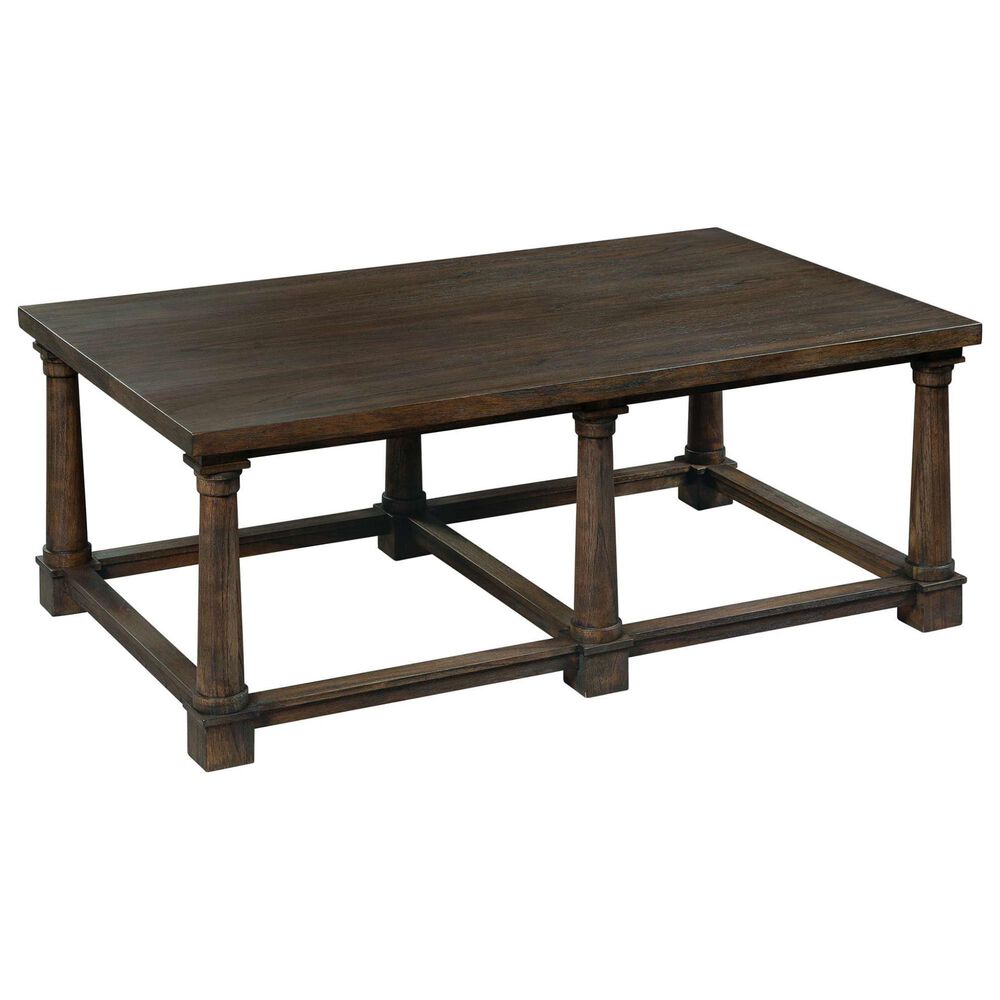 Hekman Linwood Large Rectangular Coffee Table in Brown, , large