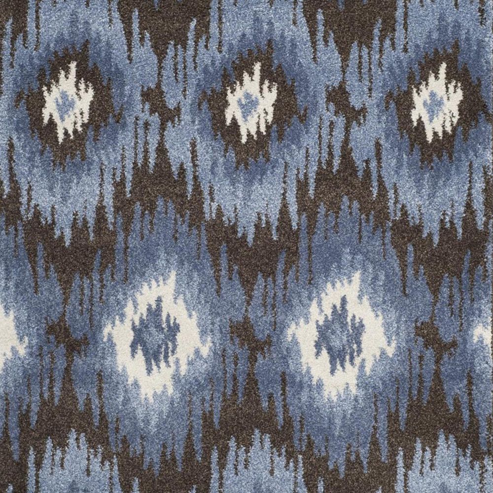 Safavieh Retro RET2143-2865 3&#39; x 5&#39; Dark Brown and Blue Area Rug, , large