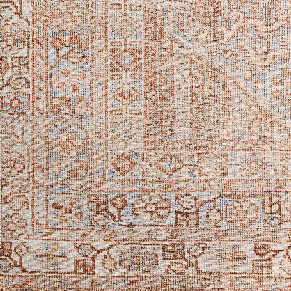 Loloi II Jules 5&#39; x 7&#39;6&quot; Tangerine and Mist Area Rug, , large
