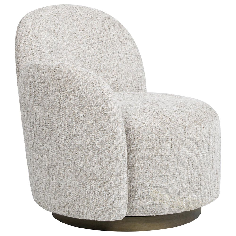 Jennifer Taylor Home Duo Left Arm Facing Swivel Accent Chair in Multi-Greige Beige, , large