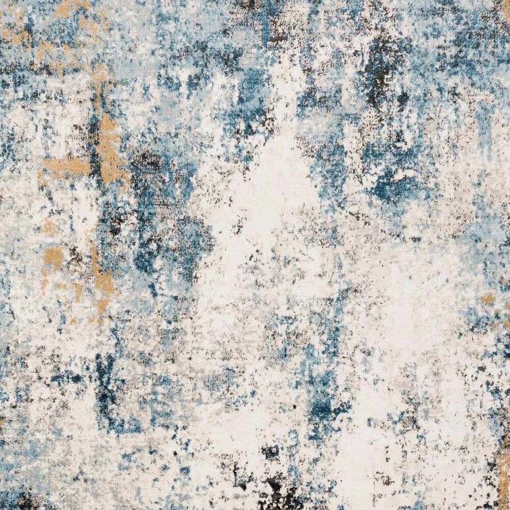 Loloi II Alchemy ALC-05 2&#39;8&quot; x 7&#39;6&quot; Denim and Ivory Scatter Rug, , large