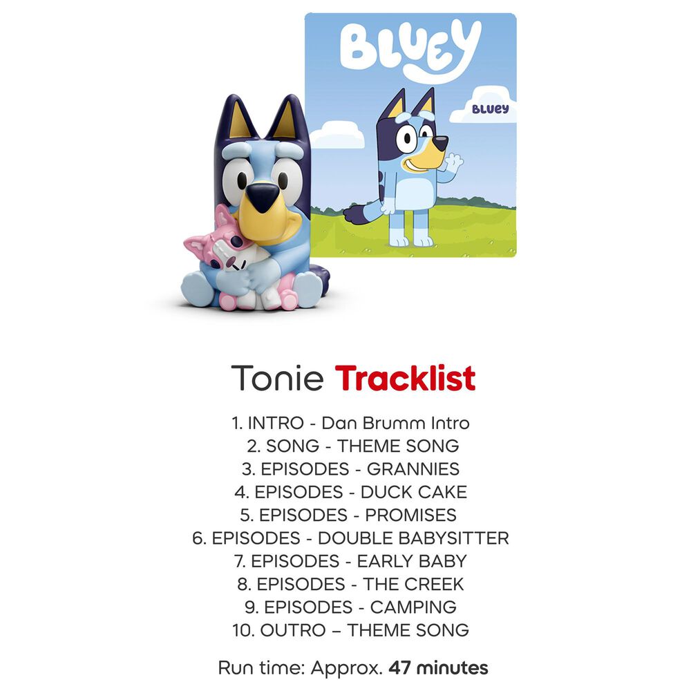 Tonies Bluey Toniebox 2 Audio Player Play Set in Sky Blue, , large