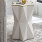 Uttermost Capella Accent Table in White and Gold, , large