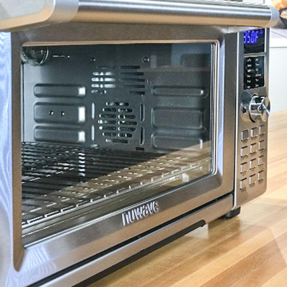NuWave Bravo XL Air Fryer Convection Toaster Oven in Gray