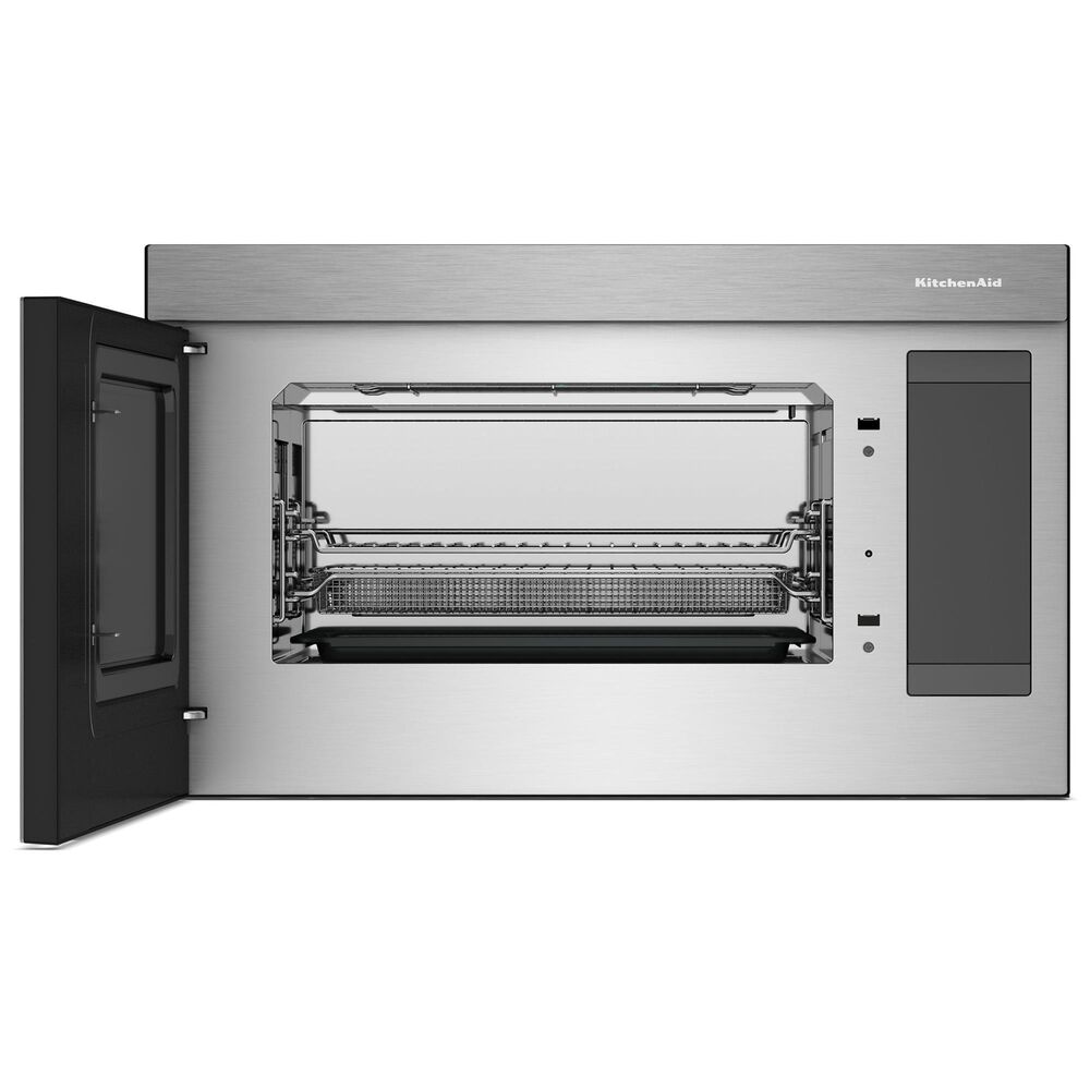 KitchenAid 1.1 Cu. Ft. Over-The-Range Microwave Oven with Flush Built-In in PrintShield Stainless Steel, , large