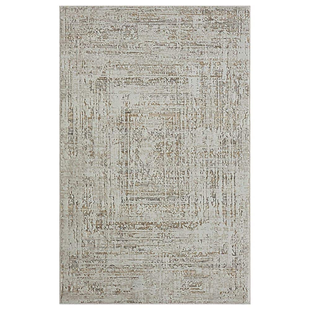 L&R Resources Brisbane Beige and Gray 5" x 7"11" Area Rug, , large