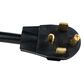 Petra Industries Inc 4-Prong to 3-Prong Dryer Cord Adapter in Black, , large