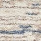 Nourison Dreamy Shag 9" x 12" Light Blue and Grey Area Rug, , large