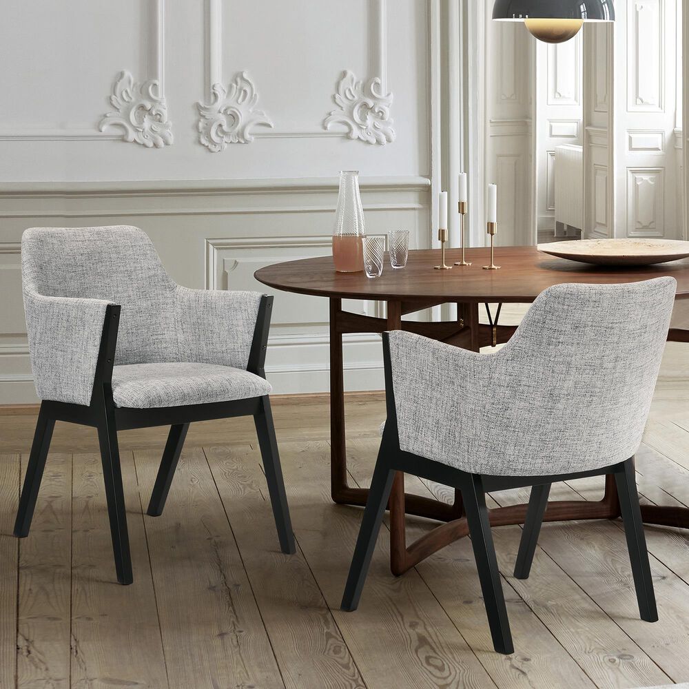 Blue River Renzo Dining Chair in Gray/Black &#40;Set of 2&#41;, , large