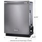 Frigidaire Professional 24" Professional Built-In Bar Handle Dishwasher in Stainless Steel, , large