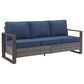 Sunwell Garden 4-Piece Patio Fire Pit Set in Navy, , large