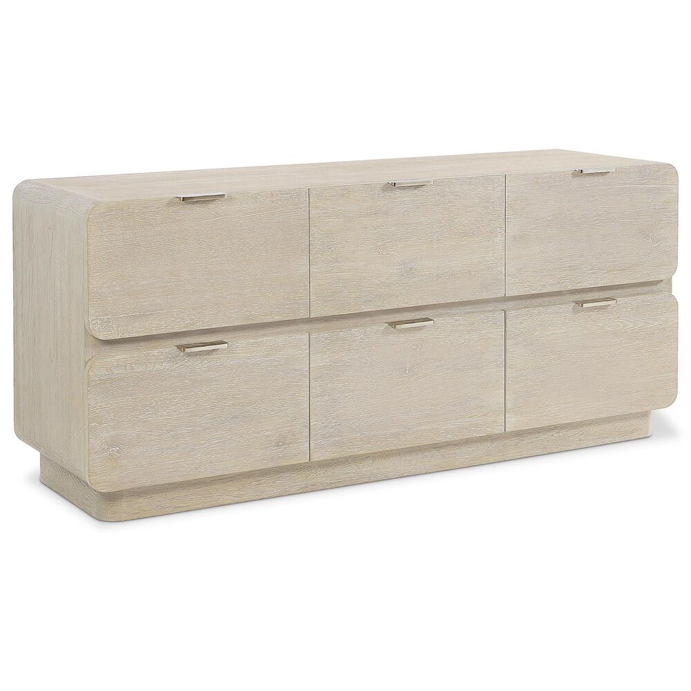 Bernhardt Antibes Dresser and Mirror in Roz Tan, , large