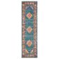 Safavieh Madison MAD133A 2"3" x 6" Light Blue and Orange Runner, , large