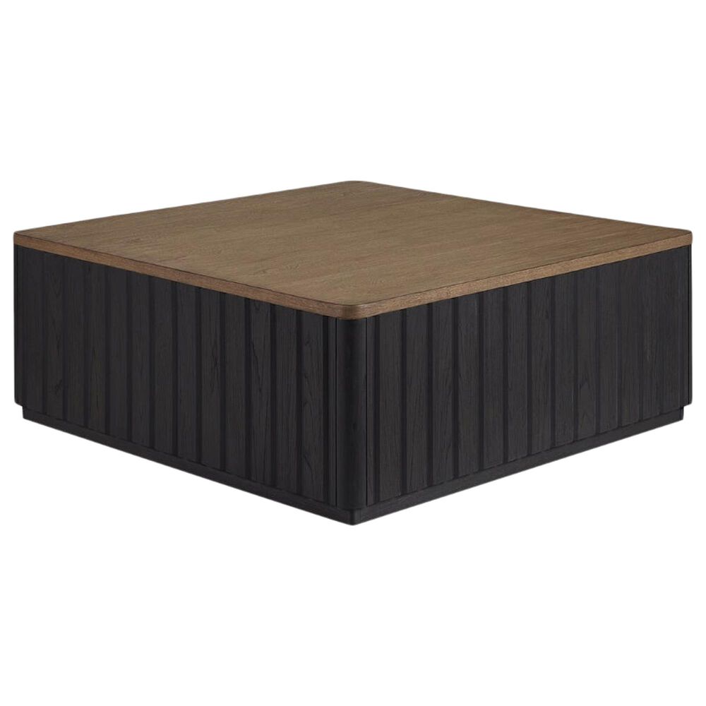 Sterling Timber Elure Channel Cocktail Table in Latte and Peppercorn, , large