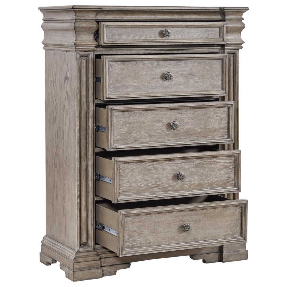 Millenium Blairhurst 5-Drawer Chest in Light Grayish Brown, , large