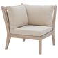Linon Home Decor Teagon Patio Corner Chair in Beige, , large