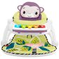 Fisher Price Monkey Baby Chair Kick and Play Deluxe Sit-Me-Up Seat in Purple and Multicolor, , large