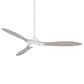 Minka-Aire Sleek 60" Smart Ceiling Fan with LED Light in Flat White, , large