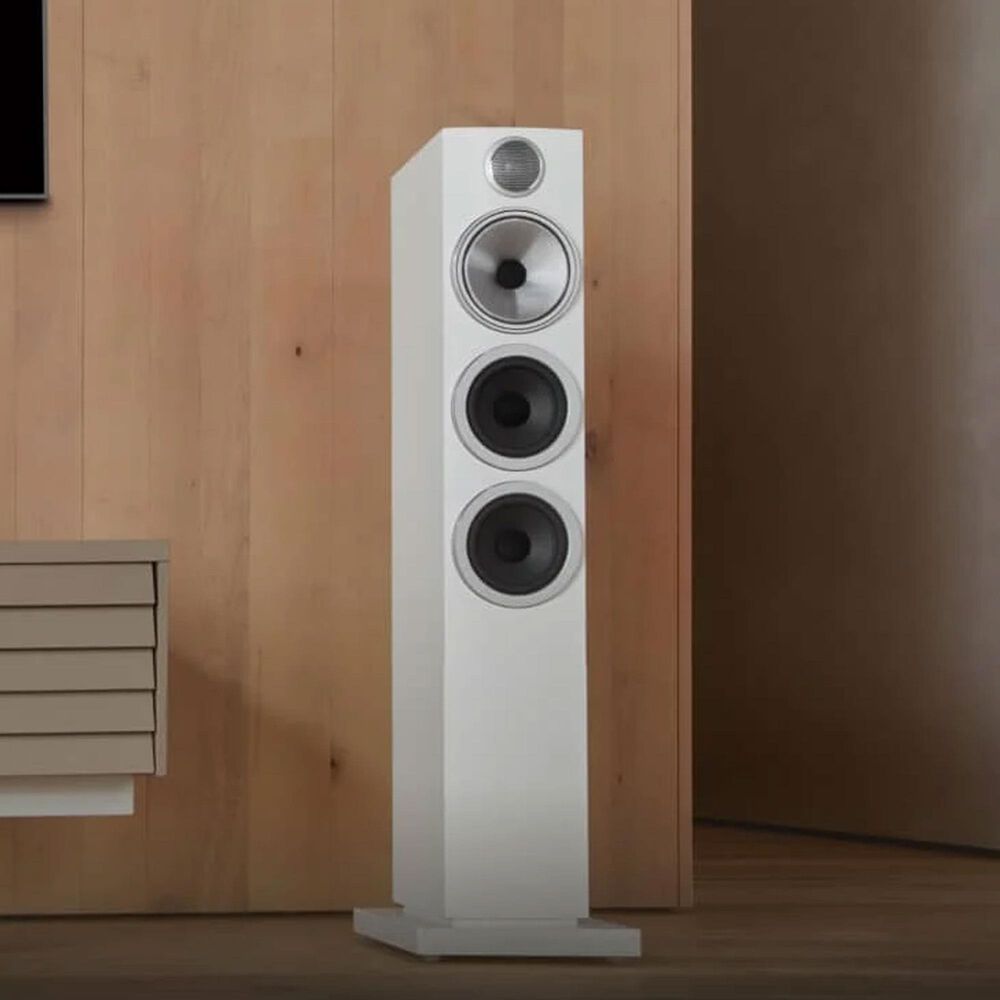 Bowers &amp; Wilkins 700 Series 704 S3 3-Way Floor Standing Loudspeaker in Satin White, , large