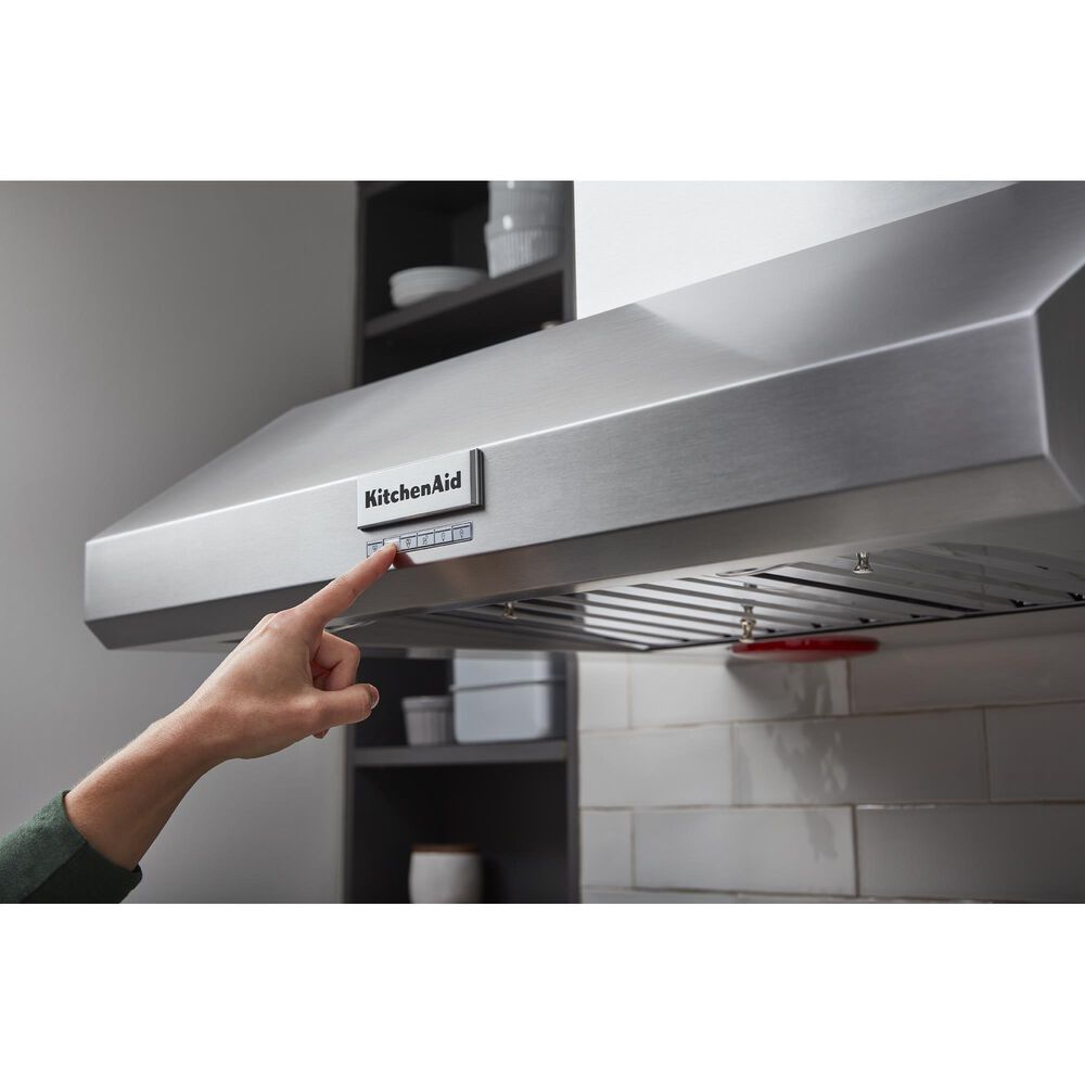 KitchenAid 36&quot; Commercial-Style Wall-Mount Canopy Range Hood, , large