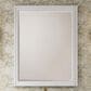 James Martin Bellshire 30" Rectangular Mirror in Bright White, , large