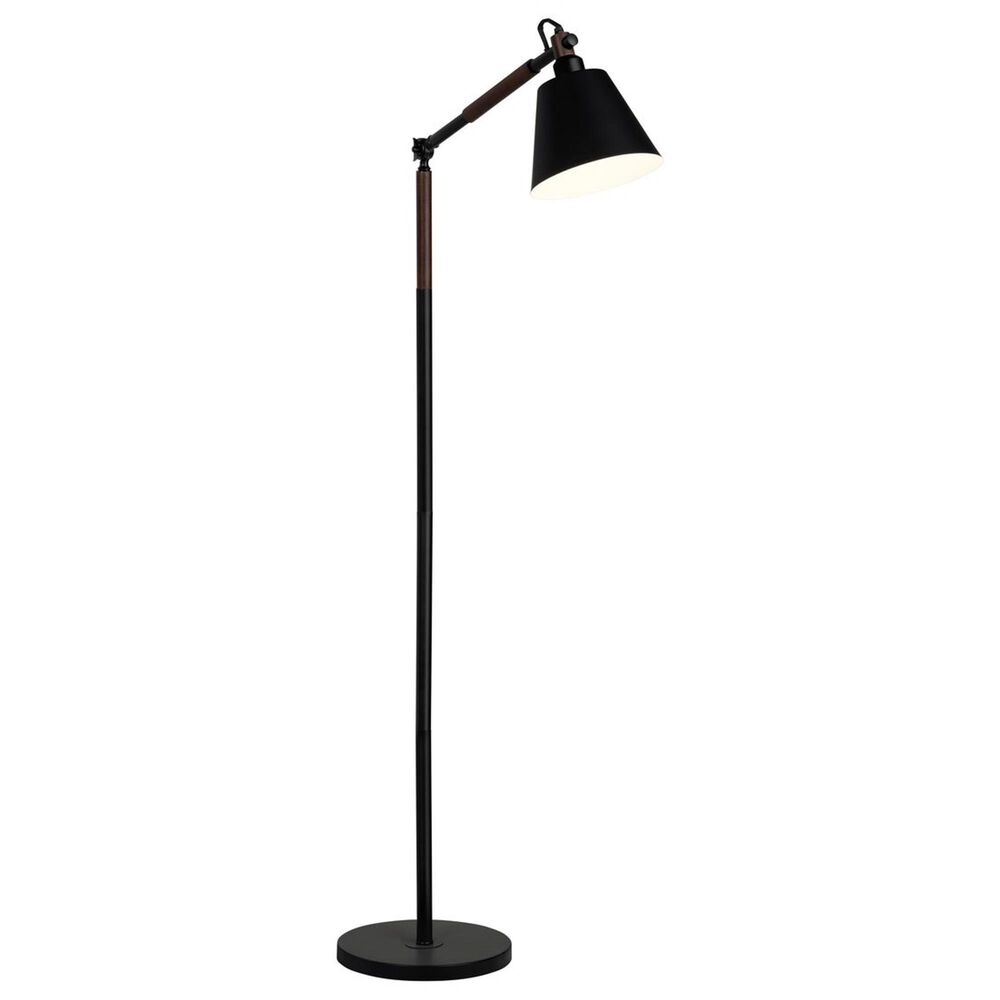 Crestview Collection Churchill Floor Lamp in Black and Brown, , large