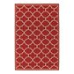 Oriental Weavers Meridian 1295R 7"10" Round Red Area Rug, , large