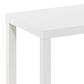 HOMLUX Rectangular Coffee Table in White, , large