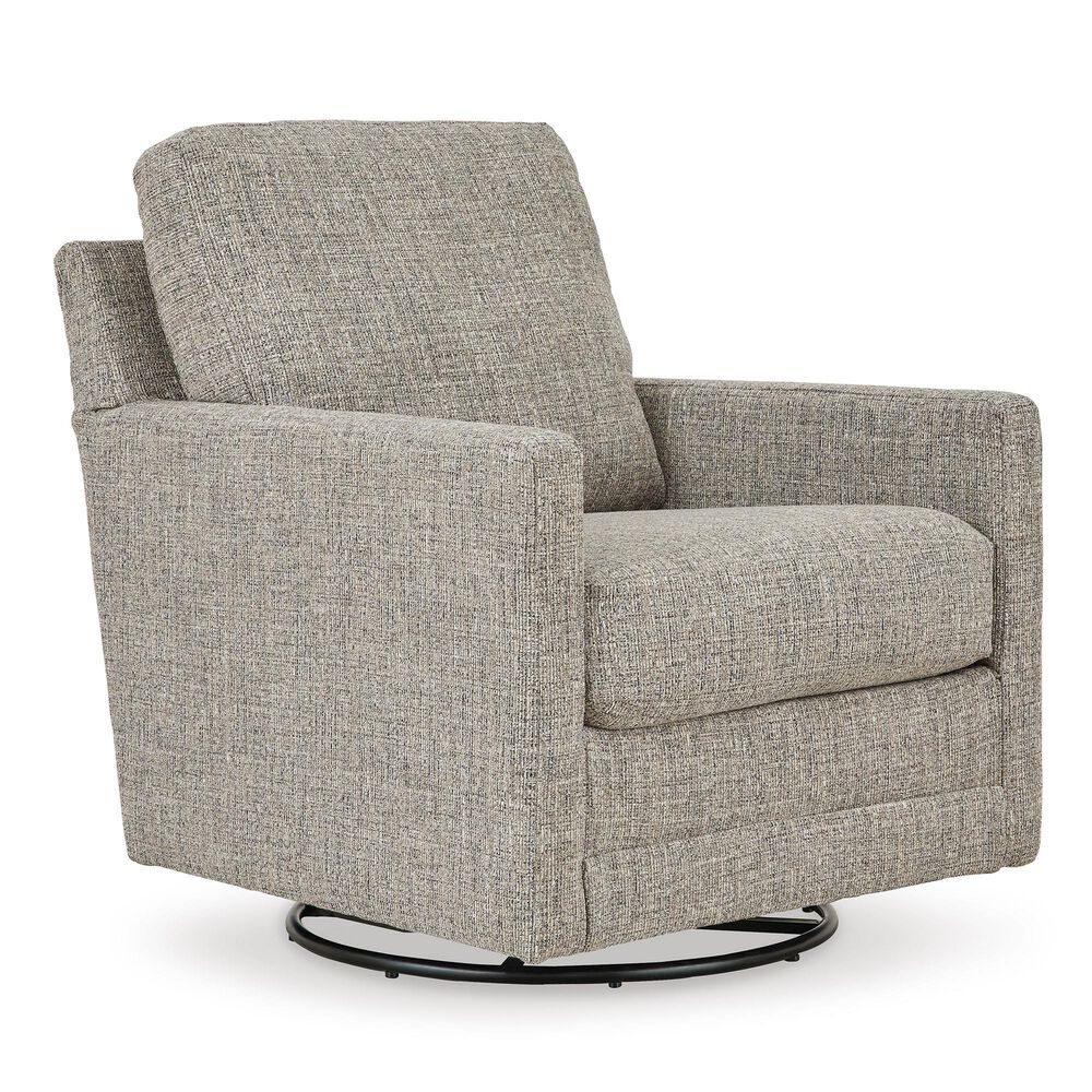 Ashley Bralynn Swivel Glider Accent Chair in Linen, , large