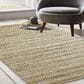L&R Resources Natural Fiber 10" x 14" Spa Blue Area Rug, , large